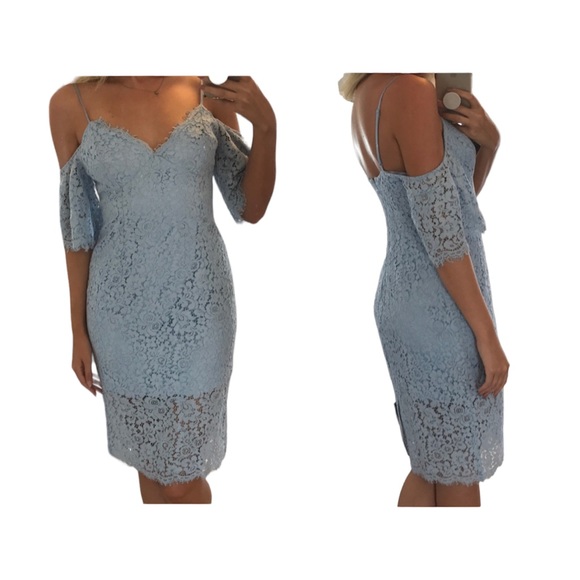 Bardot Karlie Cold Shoulder Lace Dress - Picture 8 of 16